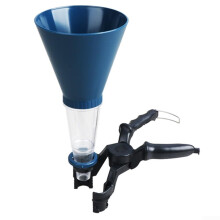 Motorcycle and Car Engine Oil Change Funnel with Extended Spout, High- Resistant Anti-Erosion ABS Filler Tool, Hands- Design for and