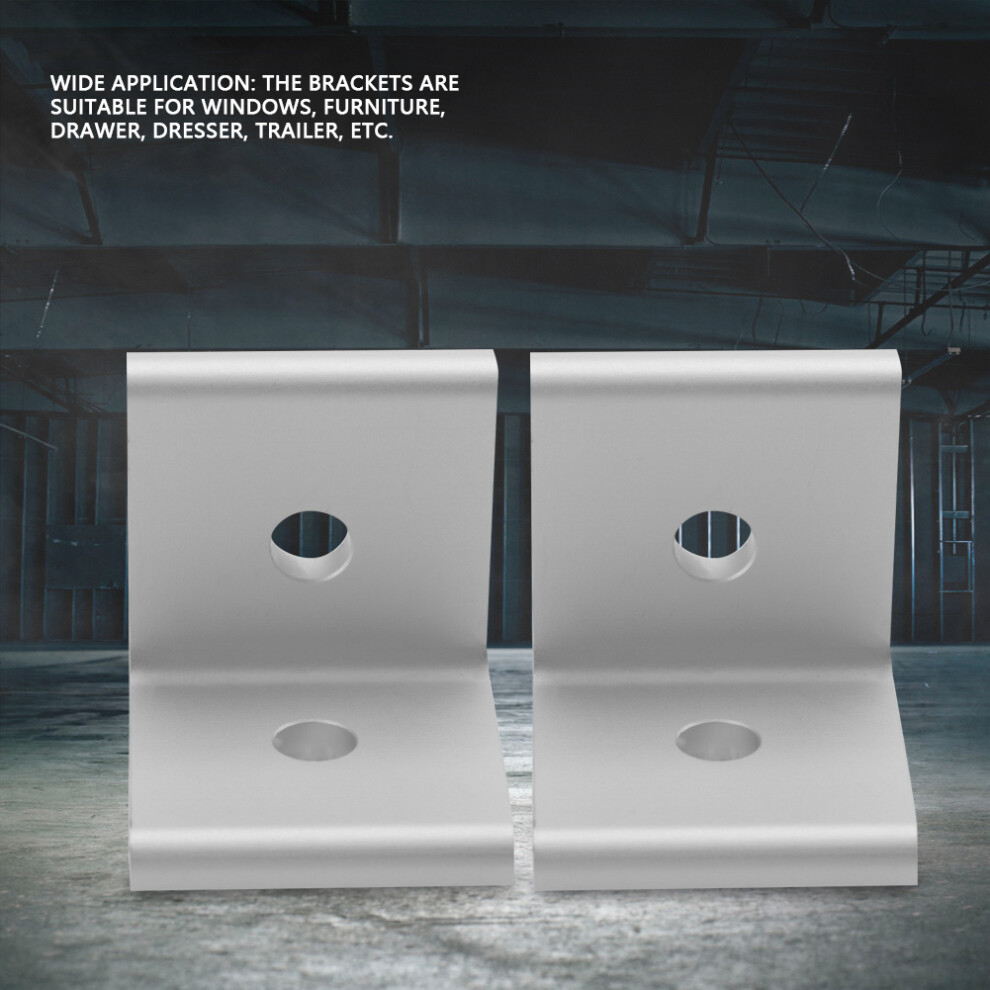 4Pcs Aluminum Profile Corner Joints White 4545 Connector Brackets 8411362593949
