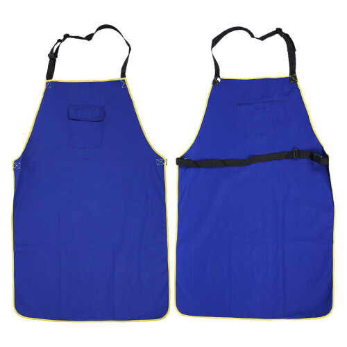 Durable Flame Retardant Welding Apron, Fire Resistant, Blue, 91*58cm