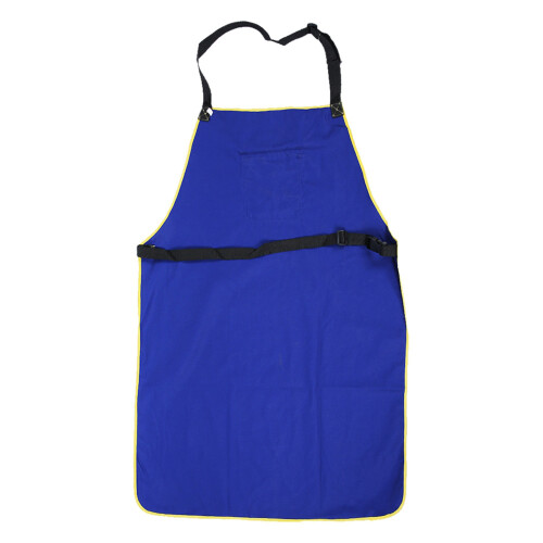 Durable Flame Retardant Welding Apron, Fire Resistant, Blue, 91*58cm 2