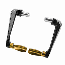 7/8 Zoll Universaler Aluminumlegierungs Motorradlenker Bremsenschutz (Gold) HEISS