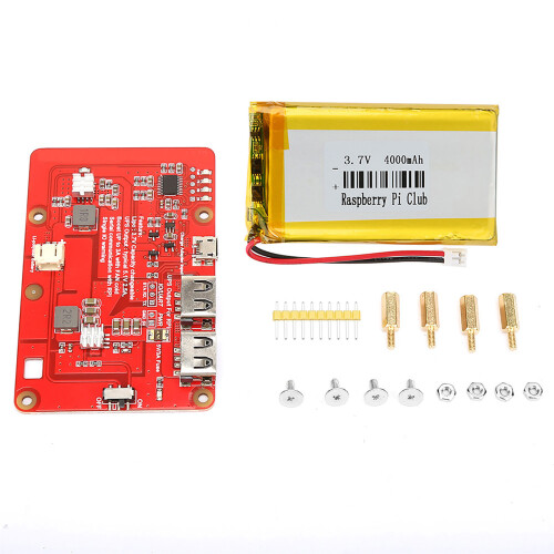 4000mAh Lithium Battery UPS Board for Raspberry Pi Dual Modes 2