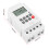 110V Digitaler programmierbarer Zeitschaltaktor mit großem Display, Weiß, 5,5*4,3*10cm 5