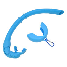Durability Silicones Snorkels Comfortable Breathing Tube Diving Breathing For Swimming Experiences Light Weight Snorkeling Blue