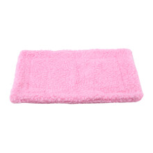 Kleintierbettmatte für Meerschweinchen und Hamster, Plüsch, rechteckiger Kissen, Rosa