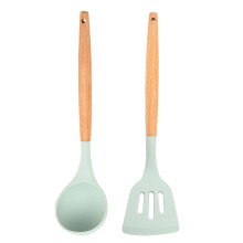 Silikon-Pfannenwender mit Schlitzen für die Küche, hitzebeständiges Küchenutensil für antihaftbeschichtetes Kochgeschirr, robustes Design mit