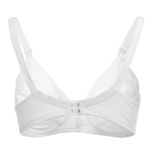Comfortable Maternity Nursing Bra Cotton Front Open Pregnant Women White 36/80