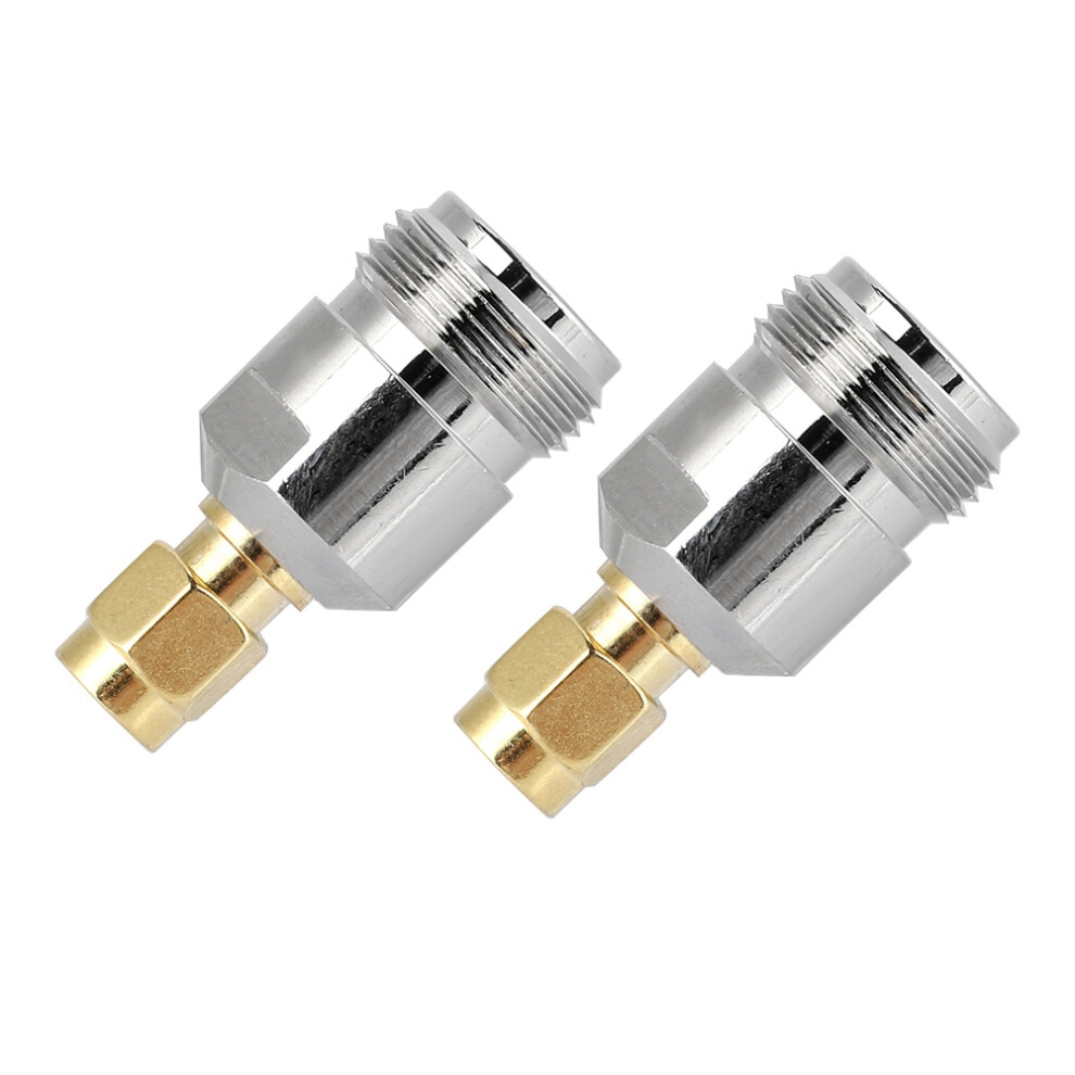 2Pcs N To Sma Adapter Rf Coax Connector Female N Type To Male Sma 7901362599795