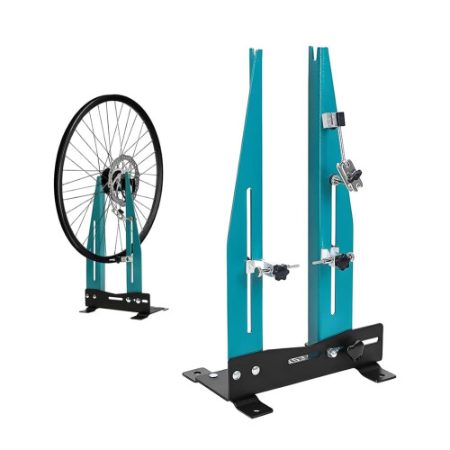Bicycle Repair Stand, Professional Bicycle Wheel Alignment Stand, Adjustable Width, Bicycle Wheel Alignment Repair Tool