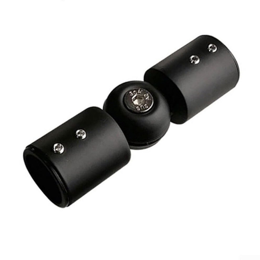 Adjustable Rod Corner Connector Elbow Connector Shower Room For Bay (25Mm Black) 9105992170296