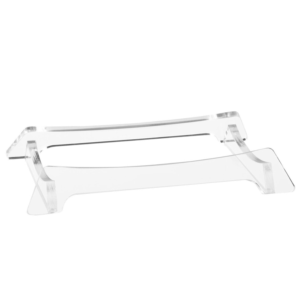 Acrylic Speakers Holder Secure Nonslip Base Optimal Height For 5/6 Improved Sound Projection Acrylic Tabletop Stand Transparent 9339159318522