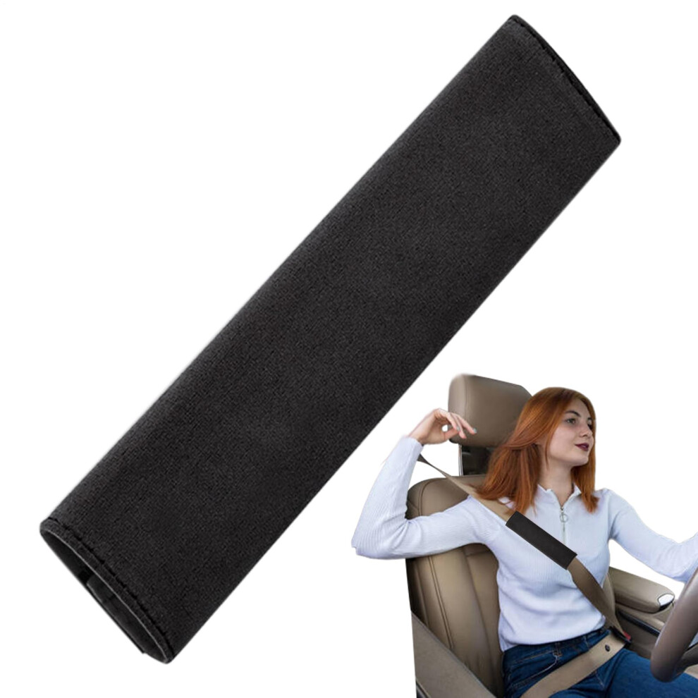 Seat Belt Cushion - Soft Seat Belt Cover Cushion - Comfortable Padded Guard Protector For Travel Driving Padding Truck Safety Taxi Comfort Black 9067246831301