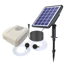 3W Solar Fish Tank Aerator With USB Charging Port Outdoor Pond Oxygenator Quiet Operation Water Pump For Aquarium(White 3W 2600)