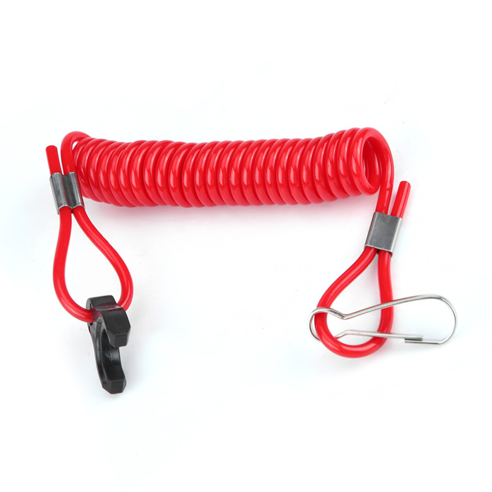 Boat Outboard Kill Switch Lanyard For Tohatsu Ignition Safety Emergency Stop Light 4971362601104