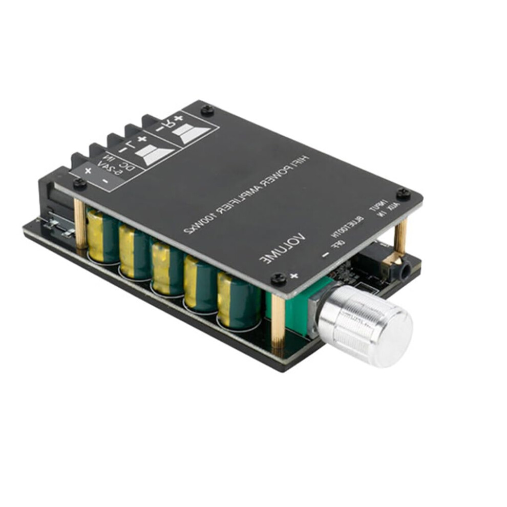 Bluetooth-Compatible For Aux Power For Amplifier Digital Stereo Double Channel Subwoofer Audio Amp 2X100w Circuit 9067246831707