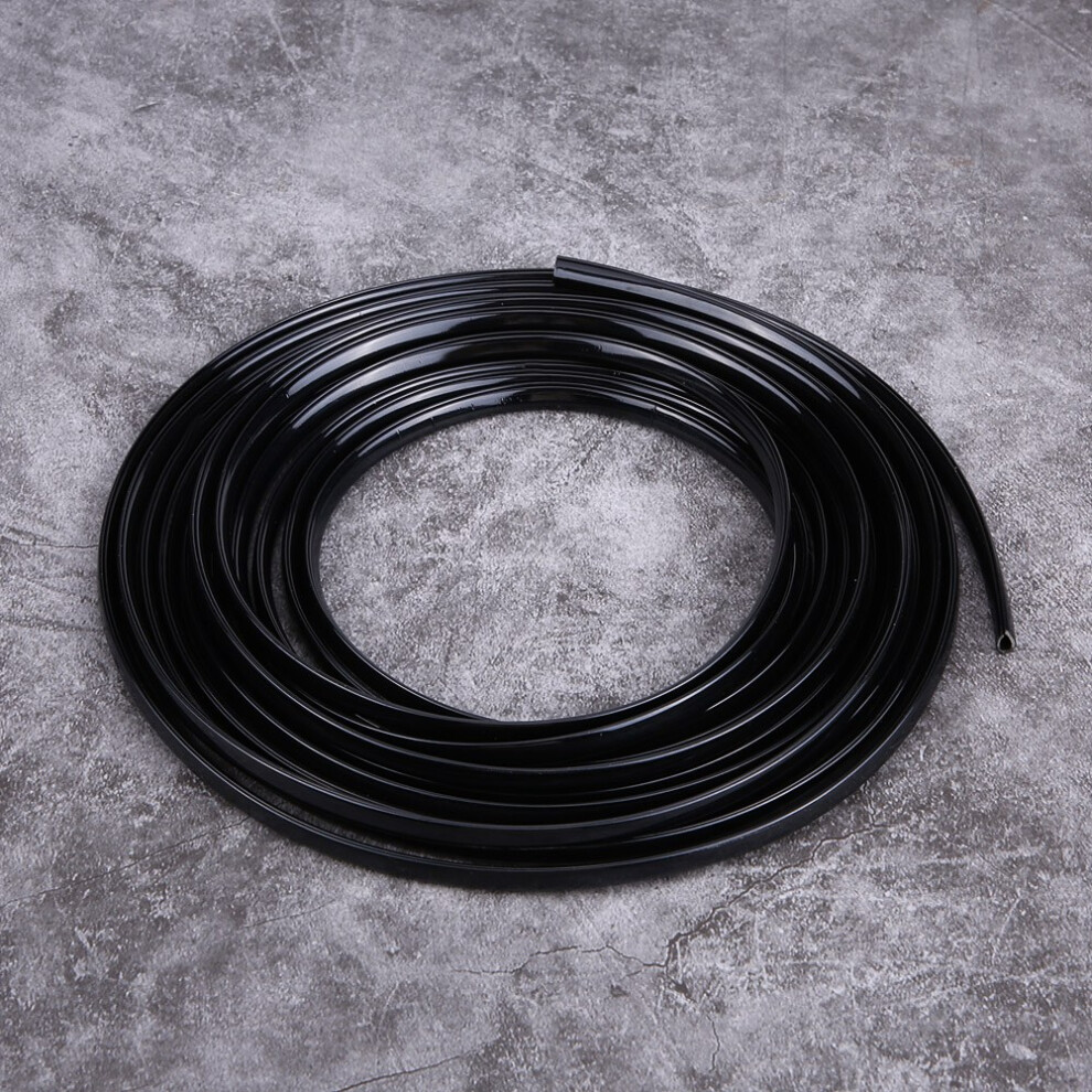 6M/19.7Ft Car Door Edge Trim Strip Guard Protects & Covers Scratches Black 4661362600022