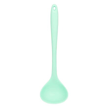 Suppenkelle aus Silikon, hitzebeständig, einteilig, langer Griff zum Servieren von Suppe, antihaftbeschichtet, BPA-frei, Küchenutensil zum Kochen