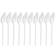 Lebensmittelechtes Material, Edelstahl-Löffelset für Küche, Restaurant, Veranstaltungen und den täglichen Gebrauch, spülmaschinenfestes Besteck
