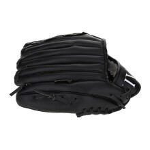 Erwachsenen-Linkshänder-Baseball-Handschuh Schwarz PVC 30,5x21 cm Langlebig & Gepolstert