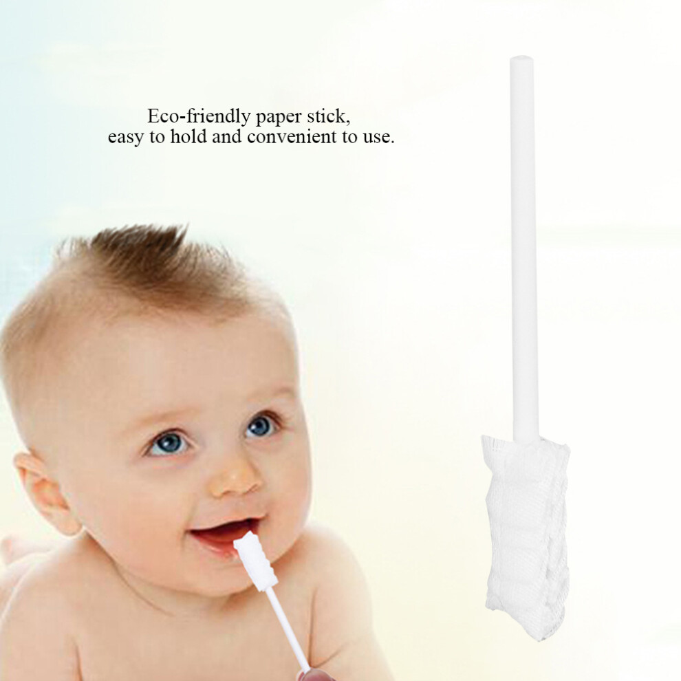 Infant Gauze Toothbrush 10PCS Disposable Baby Oral Cleaning Stick Dental Care