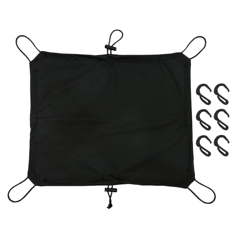 Motorbike Helmet Cover Bungee Cargo Net, Elastic Motorbike Luggage Strap Rack Expansion Organizer Net With 6 Strong Hooks, 25X16x3cm 9067246832407