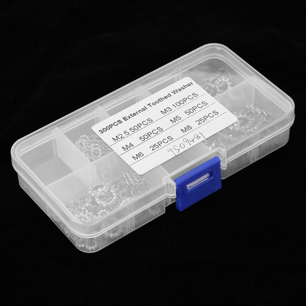 300pcs External Toothed Stainless Steel Serrated Lock Washers Heavy Duty-image-OPC-PN2VVBN-NEW