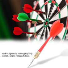 15Pcs Colorful Dart Set - Iron Copper Tips, 110mm, 5 Colors
