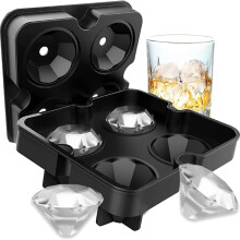 Formas de gelo reutilizáveis, formatos divertidos para incrementar bebidas, feitas de silicone seguro e durável para uso diário.