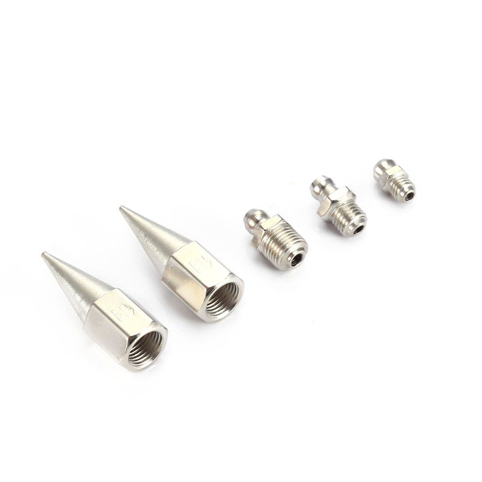 32Pcs M6/M8/M10 Brass Zerk Grease Nipple Fitting Kit For Mechanical Lubrication 7901362607872