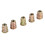 50Pcs M6x15 Zinc Alloy Hex Socket Insert Nuts for Woodworker Projects 9