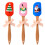 Χριστουγεννιάτικες σπάτουλες σιλικόνης με ξύλινη λαβή, άνετες σπάτουλες 1