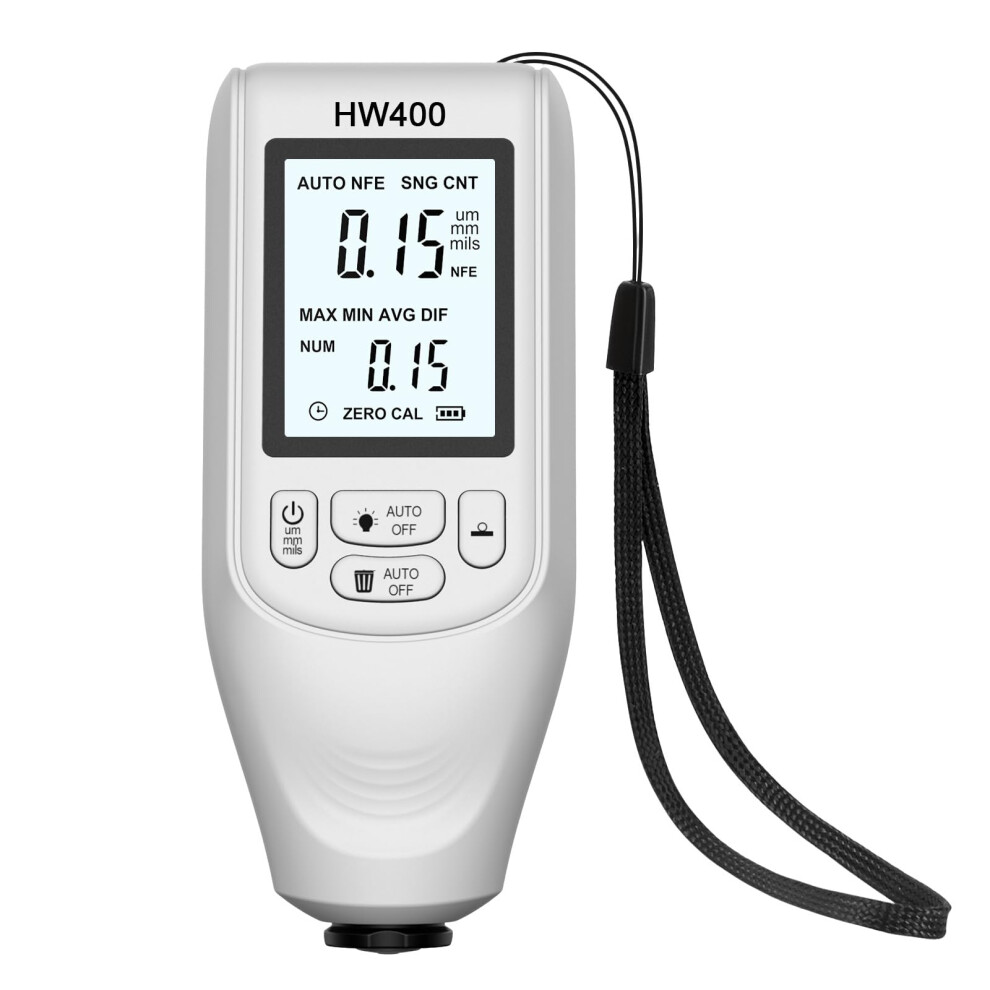 Fe Nfe Paint Gauges Unit Conversion Coating Thickness Meter Gauges With Lcd Display 0-2000Î¼M Digital Thickness Gauges 9105992171682