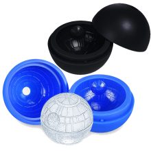 Kuleformet isballmaskin for langsomt smeltende kjølte drikker, Star Wars-gaver til menn, fleksibel silikonform for enkel fjerning