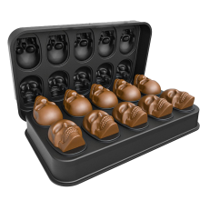 Crie sobremesas criativas com a forma de silicone 3D, superfície antiaderente para facilitar a limpeza e o armazenamento. O material de qualidade