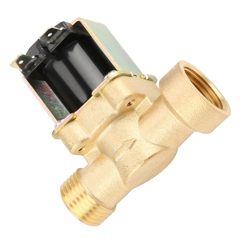 12V Brass Solenoid Valve Dn15 G1/2 - Electric Water Inlet Normally Closed 8211362607215
