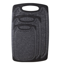 Tablas de cortar Marble Charm, juego de tablas de cortar de cocina para carne y verduras - Mangos antideslizantes, ranura profunda para escurrir el