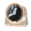 Circulating Mini Wallmounted Display Digital Twoinone Fan Desktop Small Fan (BEIGE 100 SPEED) 1