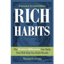 Rich Habits by Thomas C. Corley Paperback Book
