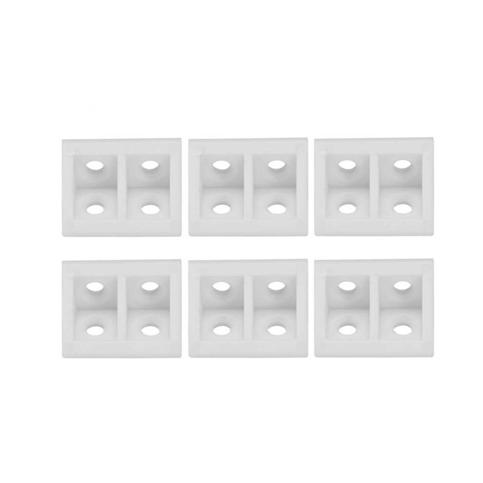 Plastic Corner Gussets 50Pcs Right Angle Brackets For Furniture And Shelving 6901362610330
