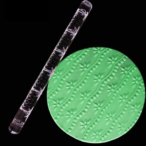 Versatile Acrylic Rolling Pin for Cookies & Pasta Comfortable Grip 07# 2