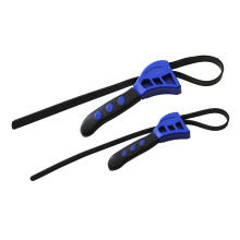 2Pcs Adjustable Rubber Strap Wrench Small Automotive Pipe Wrench Heavy Duty Wrench Wrench Tool