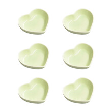 Tigelas em formato de coração, acessório elegante para sala de jantar, acabamento refinado com borda lisa, perfeitas para celebrações e momentos
