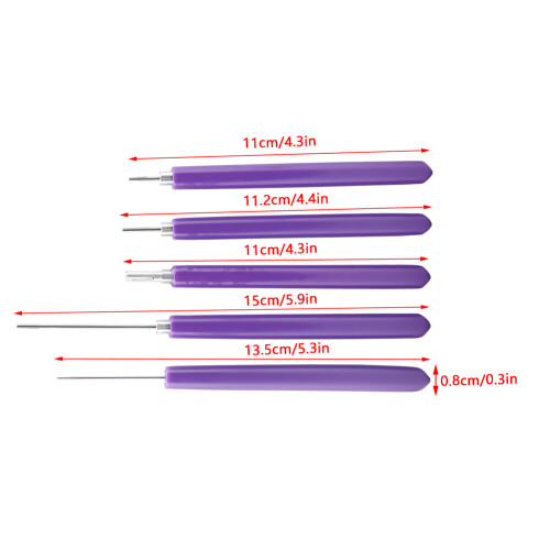 5 Pcs Quilling Tools Kit with Multiple Sizes for Intricate Paper Crafting 2