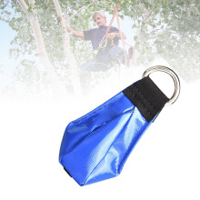 Multi Purpose Throw Weight Bag Throwing Rope Sandbag Climbing Rope Bag for Tree Climbing (Blue)