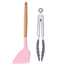 Silikónová špachtľa Cooking Companion, ergonomická rukoväť, kuchynské náčinie odolné voči poškriabaniu, tepelne odolné pre všetky