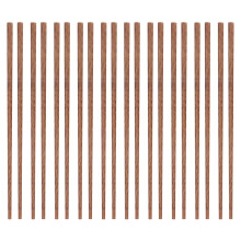 Essstäbchen, rutschfestes Design, Naturholz, wiederverwendbar, umweltfreundlich, formbeständig, glatte Oberfläche, für Familienessen