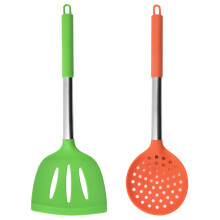 Set de tacâmuri profesionale pentru bucătar, lingură și spatulă antiaderente fără BPA și BPS, ustensile de bucătărie rezistente la