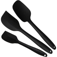 Flexibles Silikonspatel-Set, antihaftbeschichtet, hitzebeständig, mit Edelstahlkern, einfach zu handhaben für komfortable Anwendung,