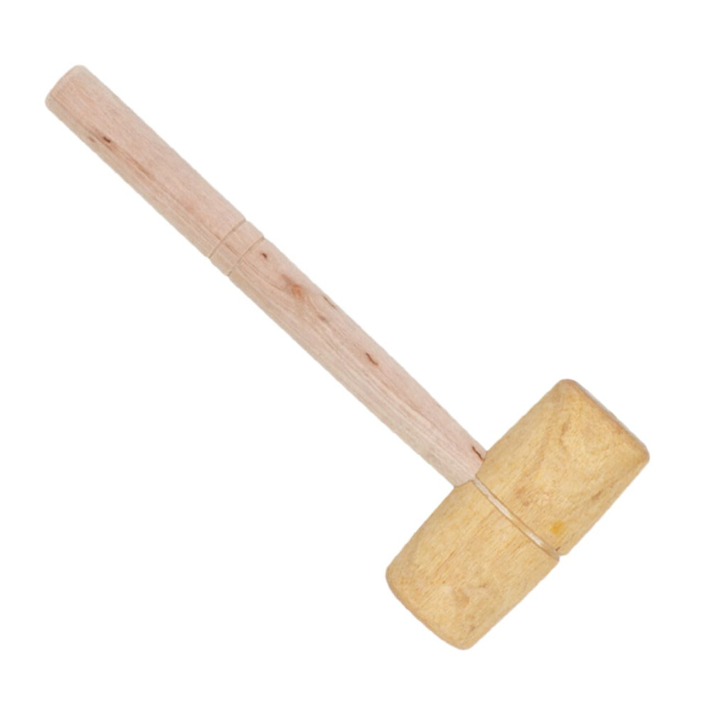 Multi-Purpose Wooden Hammer For Leathercraft And Woodworking Compact Smooth Finish For Secure Grip For Diy Projects And Professional Carpentry 9323874054568