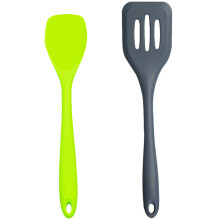 Espátula de cozinha flexível de silicone antiaderente, própria para lava-louças, ideal para cozinhar e assar.